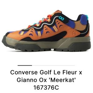 CONVERSE x GOLF LE FLEUR X GIANNO OX 'MEERKAT', men’s size 4, never worn